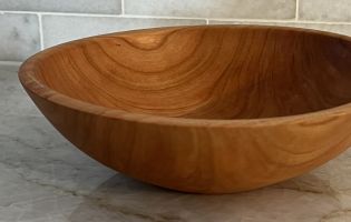 A Small Wooden Bowl