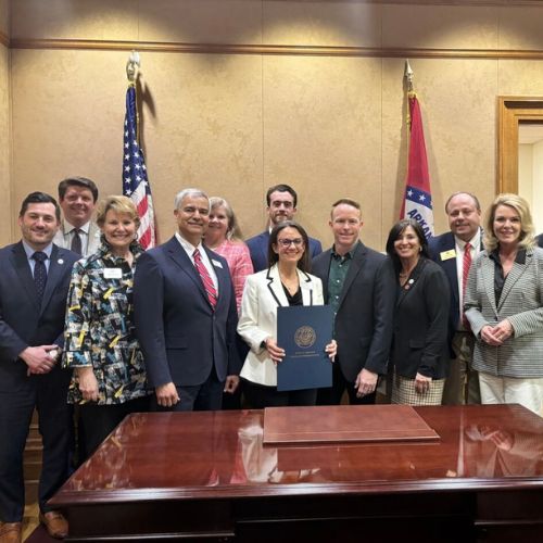 NWACC Trails resolution College representatives with House representatives