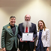 NorthWest Arkansas Community College (NWACC) honored faculty member Curtis Harrell with the prestigious Faculty Emeritus Award on Monday, May 20. 